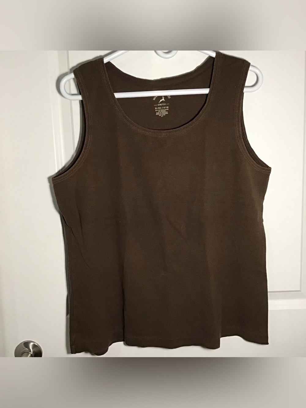 White Stag Men's Brown Sleeveless Tank Top XL